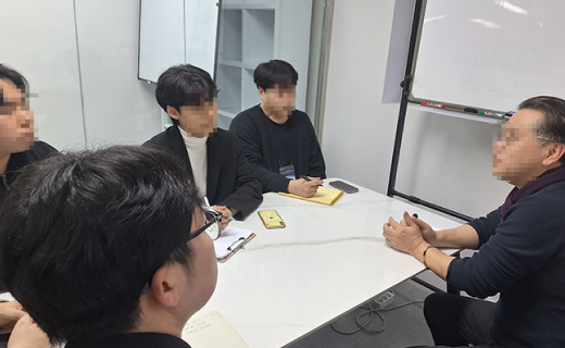 프로젝트 발표회 당일 진행된 참여기업 현장 면접